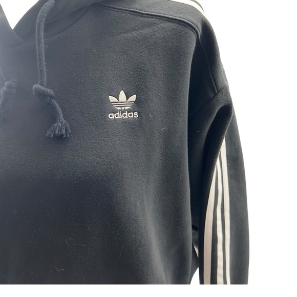 adidas Originals Women's Short Crop Hoodie - Picture 4 of 5